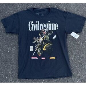 Hero Elite Civil Regime Wolverine Short Sleeve Shirt Womens Or Kids XL